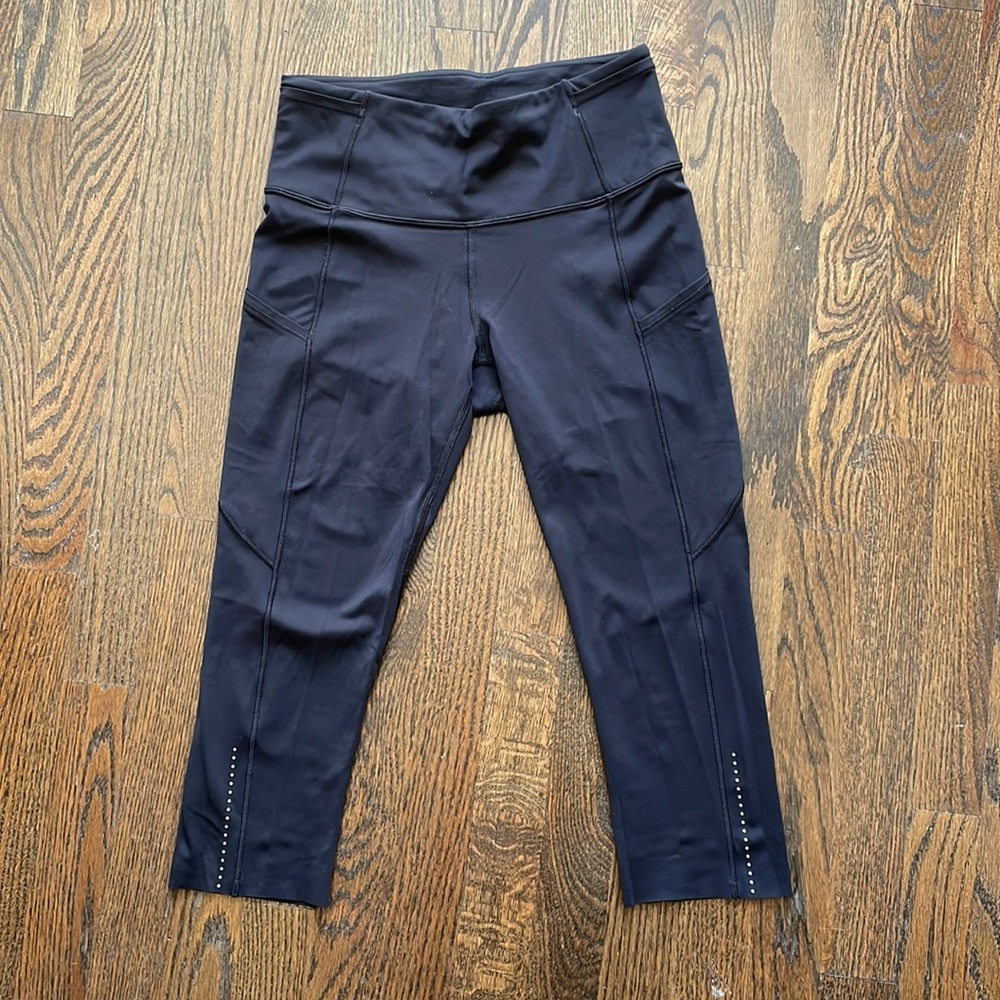Lululemon Fast and Free Crop High Rise Leggings
